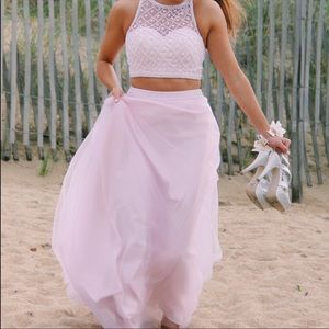 Prom dress light pink